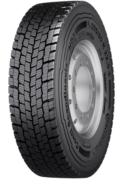 Continental introduces new drive-axle truck tire for extreme winter conditions on difficult terrain
